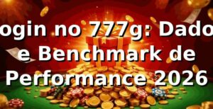 Login no 777g: Dados e Benchmark de Performance 2026 📊